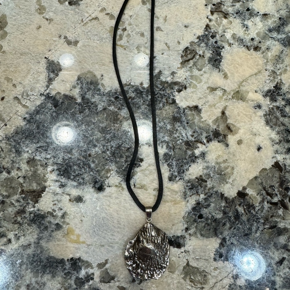 Sterling Silver Oyster Shell Necklace